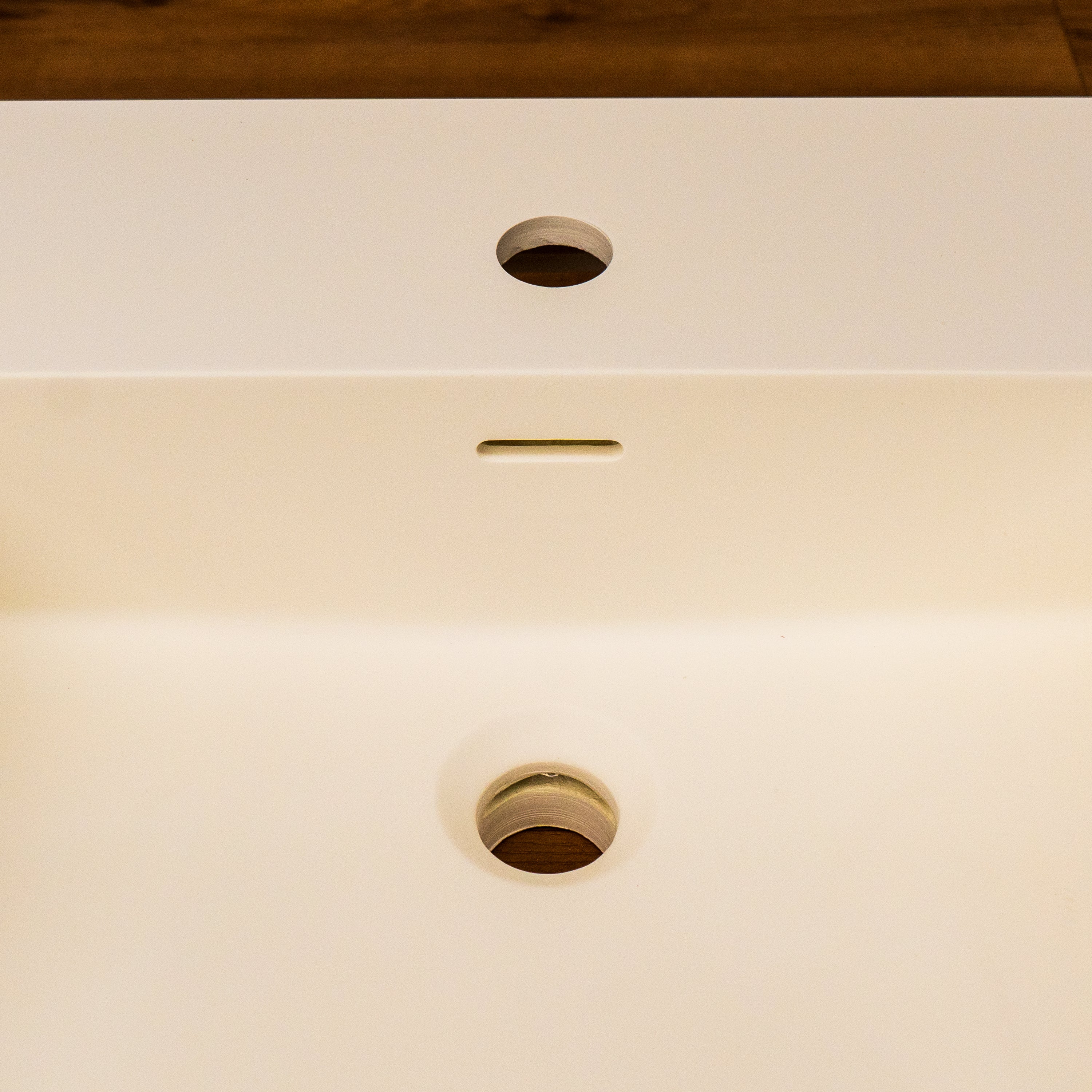 42" Bathroom Sink 1 Faucet Hole - White - Image 6